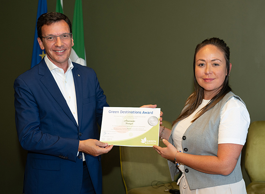 Amarante-recebe-certificado-do-Green-Destinations-Award