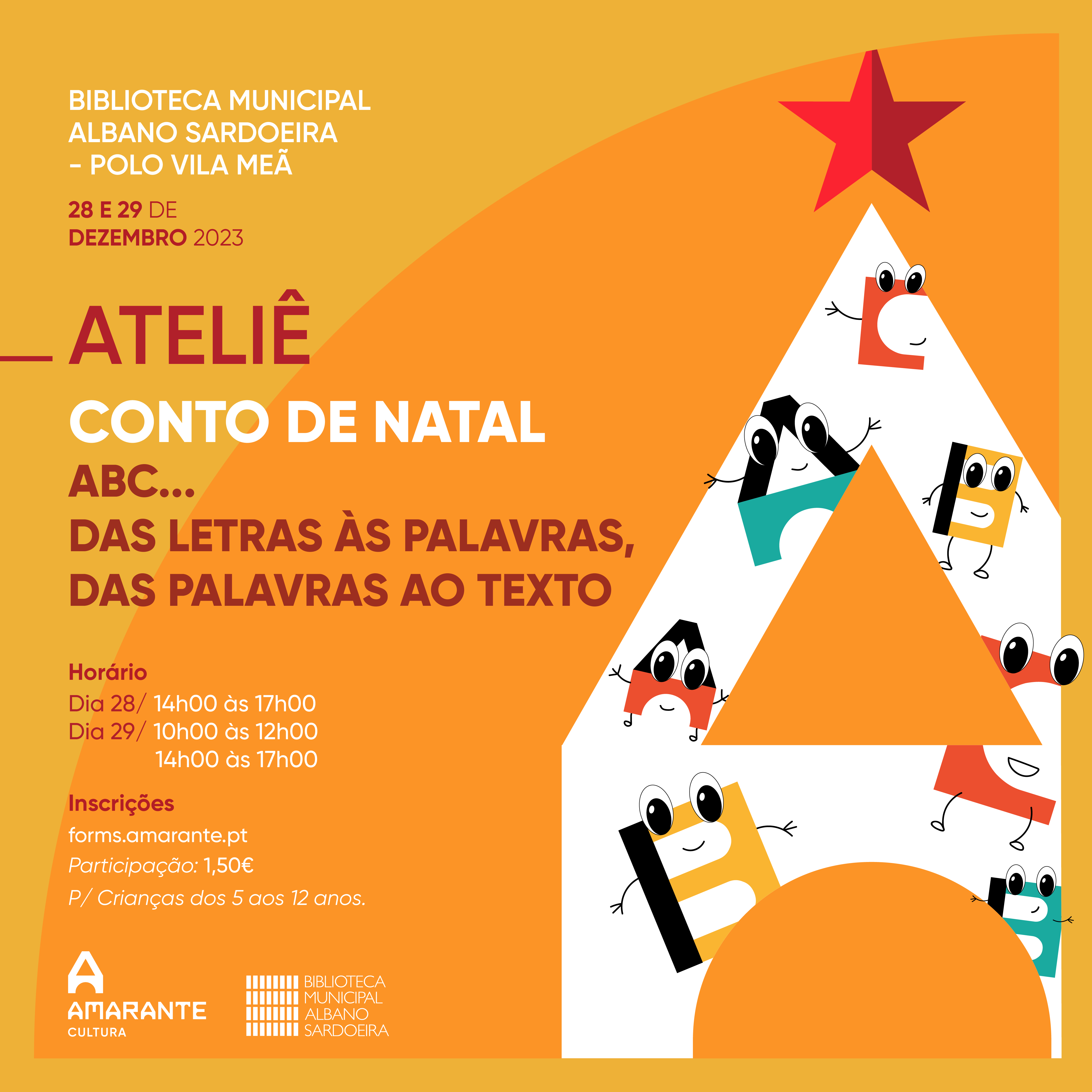 Biblioteca Municipal Albano Sardoeira – Polo de Vila Meã recebe ateliê de Natal sobre as pala...