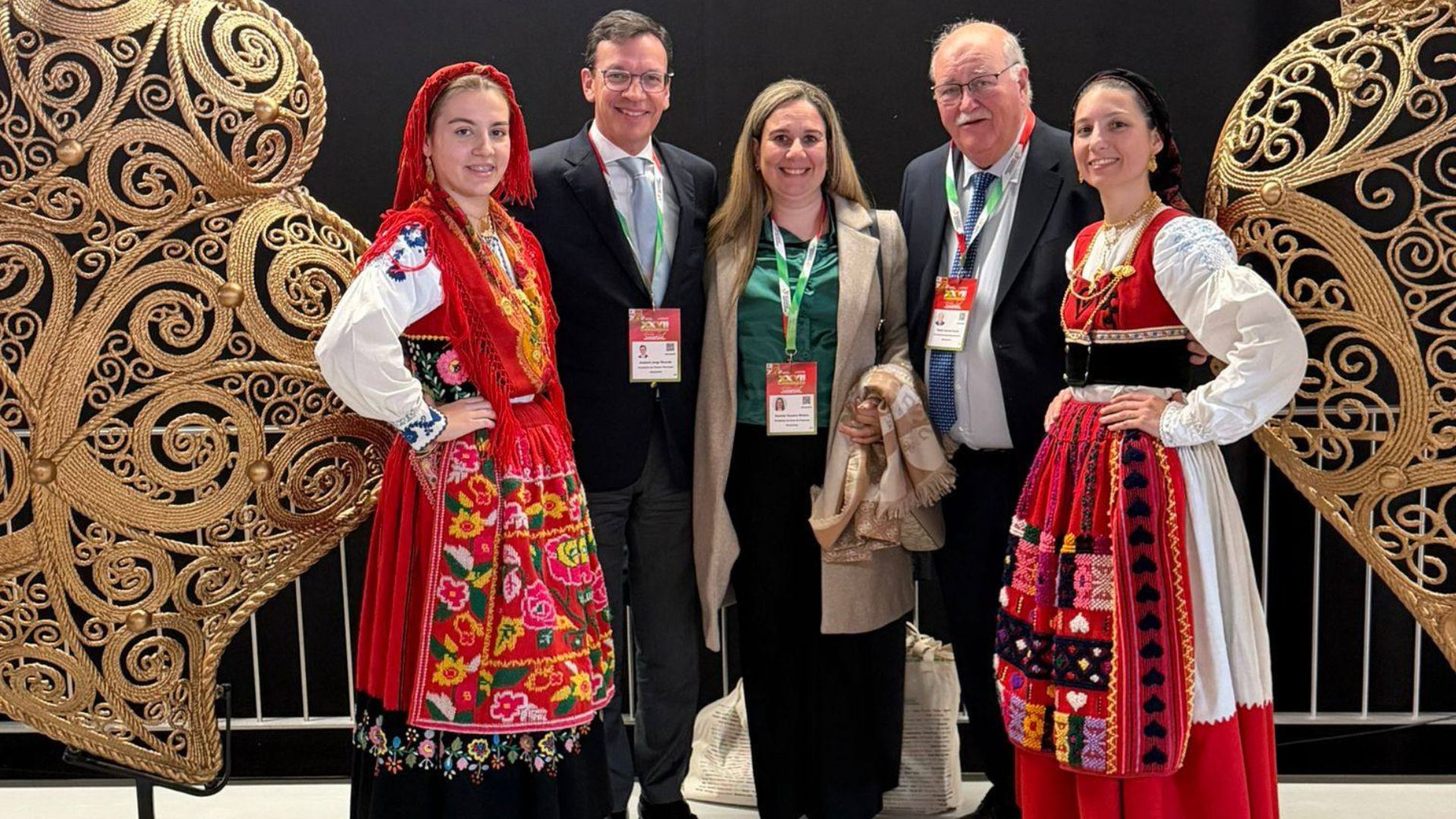 A representação do Município contou ainda com a presença do Presidente da Assembleia Municipal, 