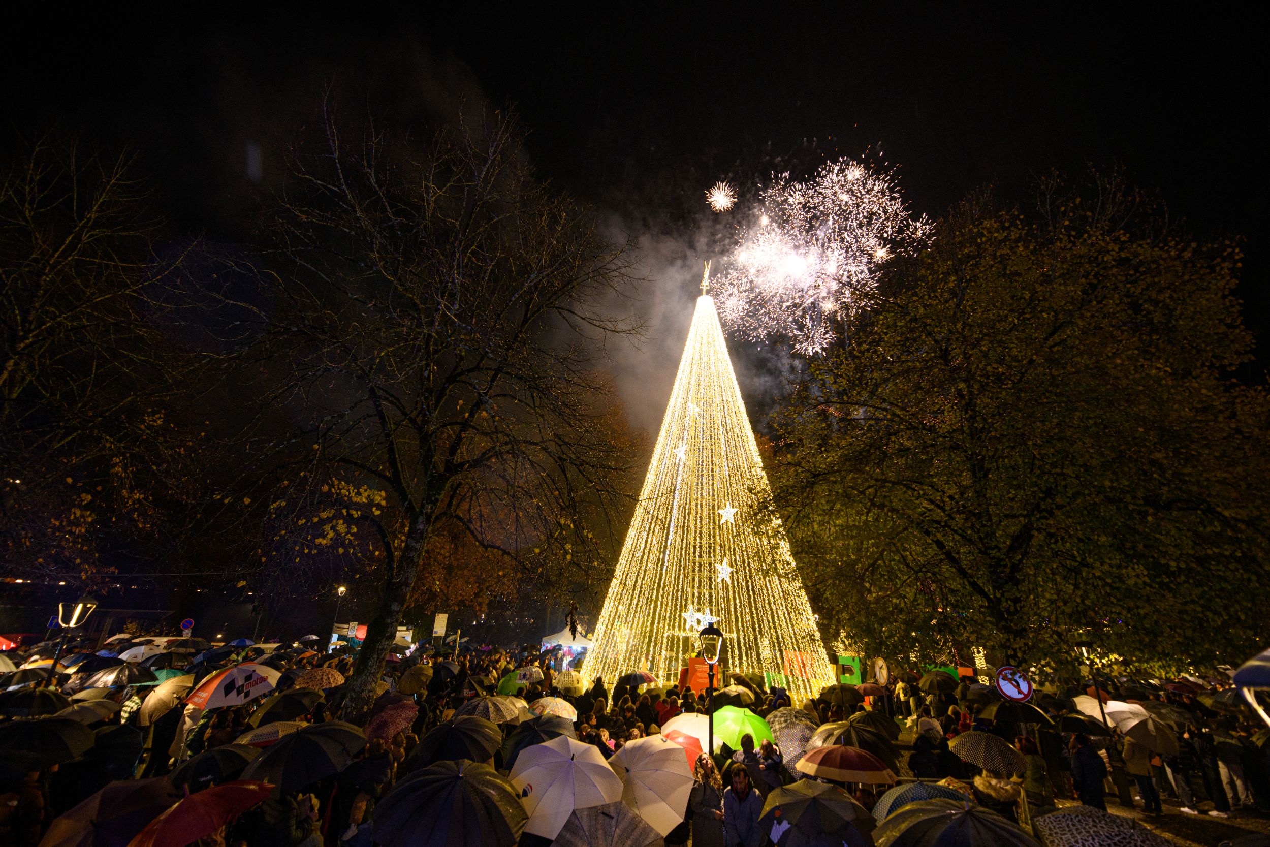 Inauguração da iluminação de Natal em Amarante