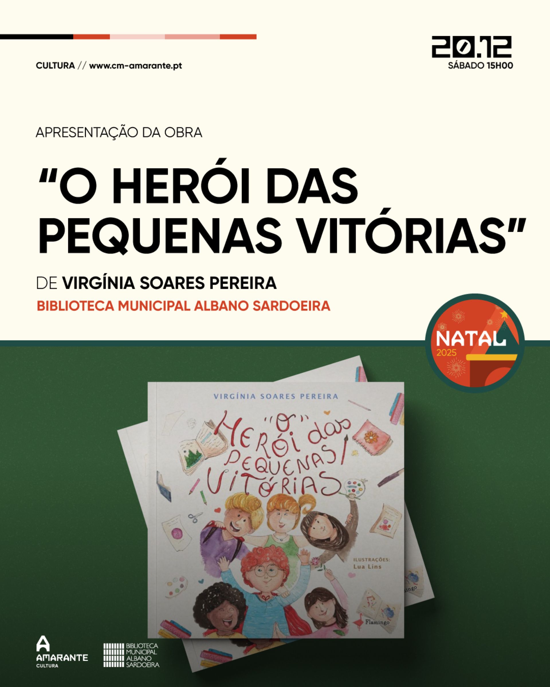 Lançamento do livro “O herói das pequenas vitórias”