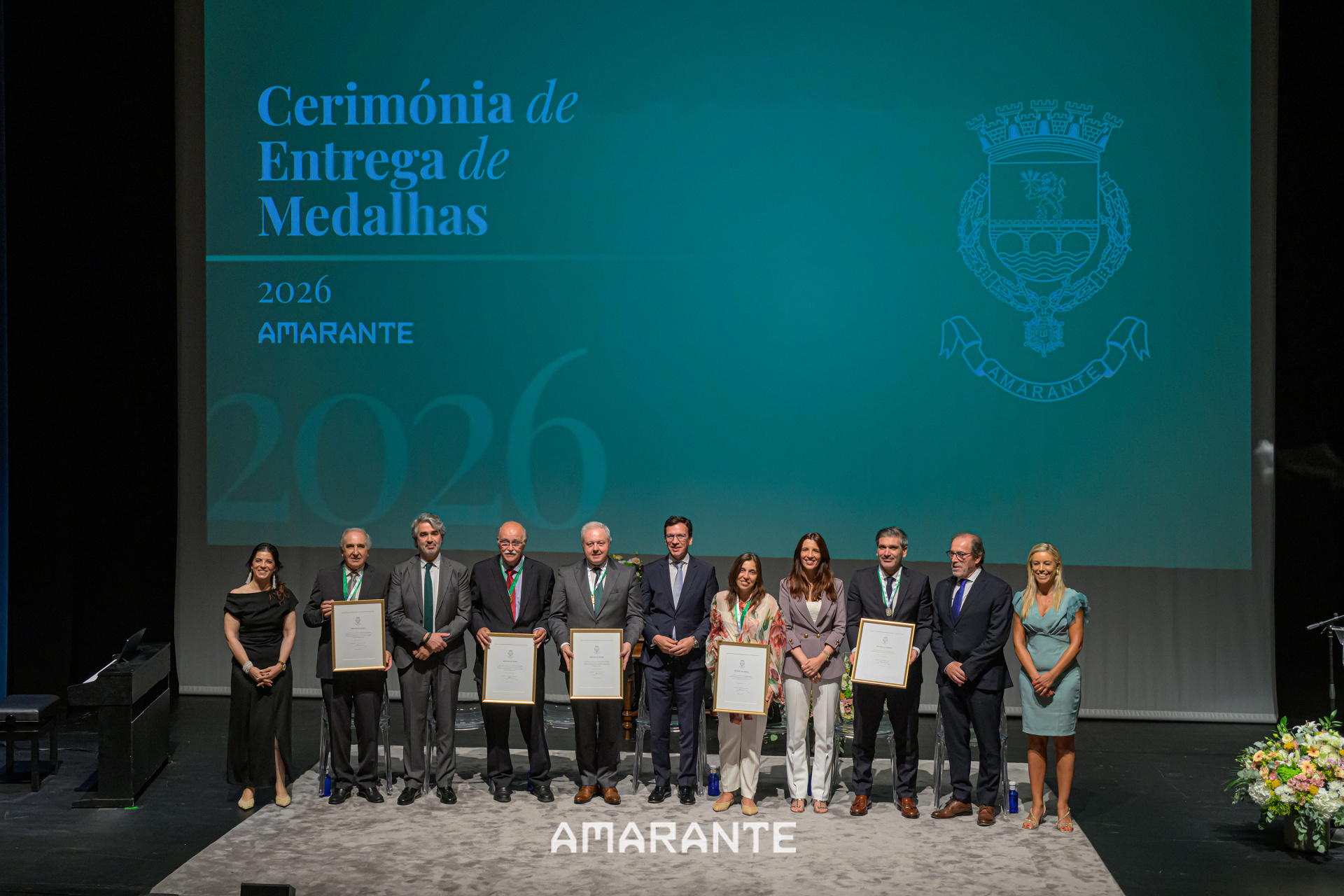 Cerimónia entrega medalhas