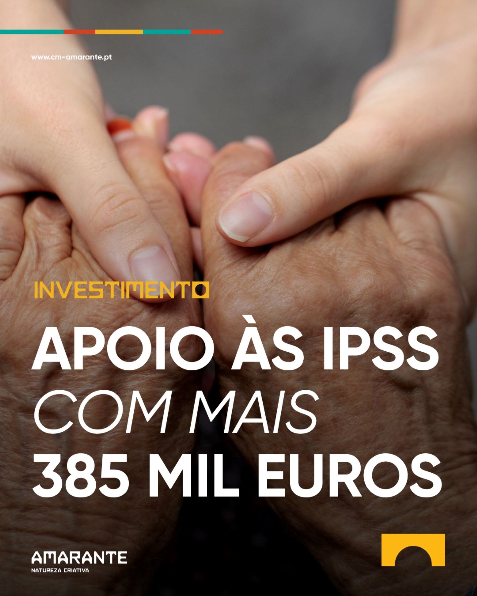 Amarante reforça apoio às IPSS com mais 385 mil euros